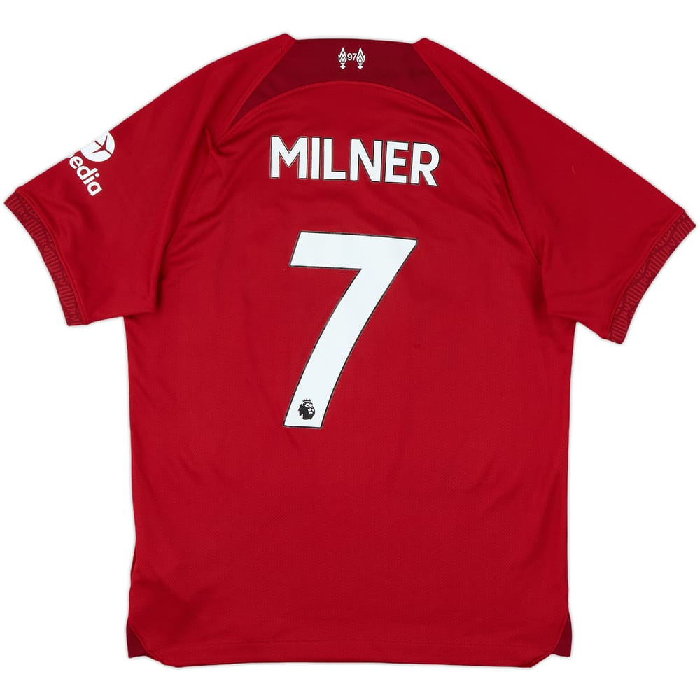 2022-23 Liverpool Home Shirt Milner #7 - 7/10 - (M)