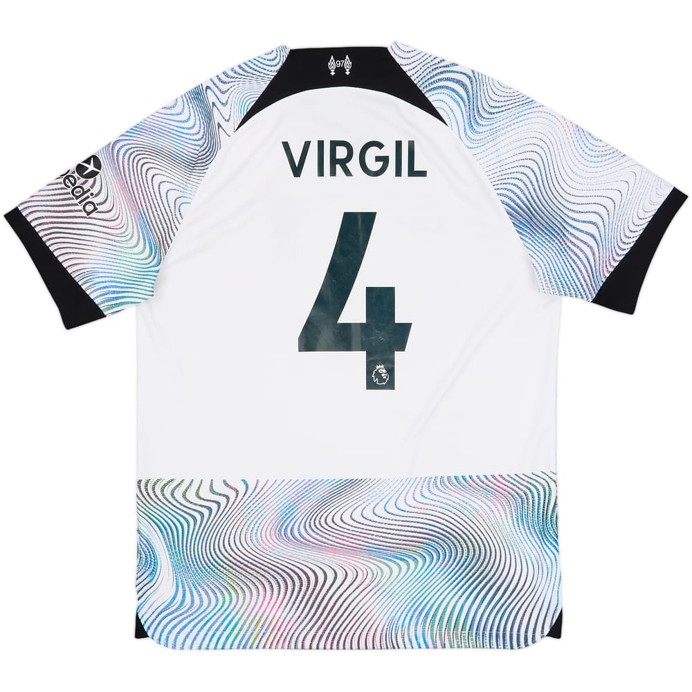 2022-23 Liverpool Away Shirt Virgil #4 - 7/10 - (L)
