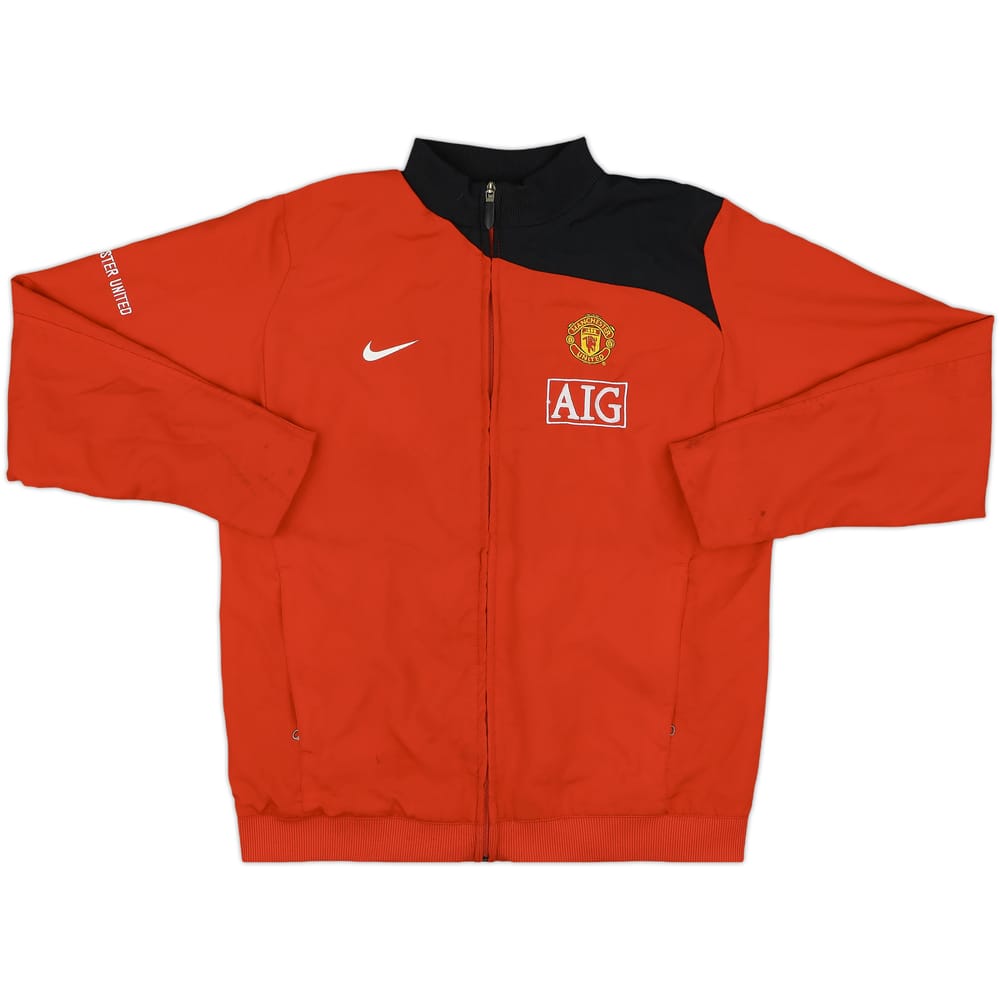2008-09 Manchester United Nike Track Jacket - 8/10 - (XL.Boys)