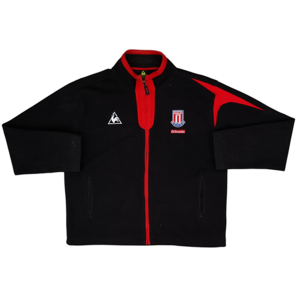 2009-10 Stoke City Le Coq Sportif Fleece Track Jacket - 9/10 - (XXL)