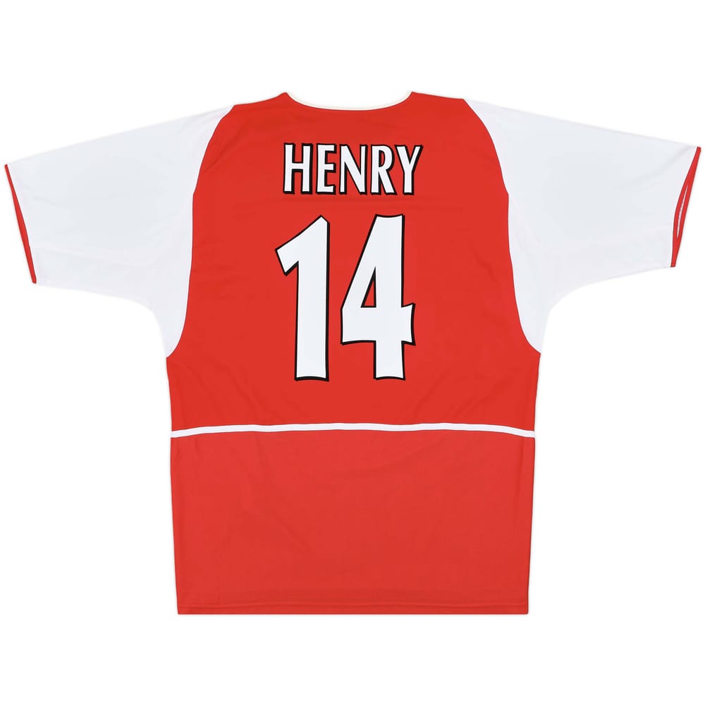 2002-04 Arsenal Home Shirt Henry #14 - 10/10 - (L)
