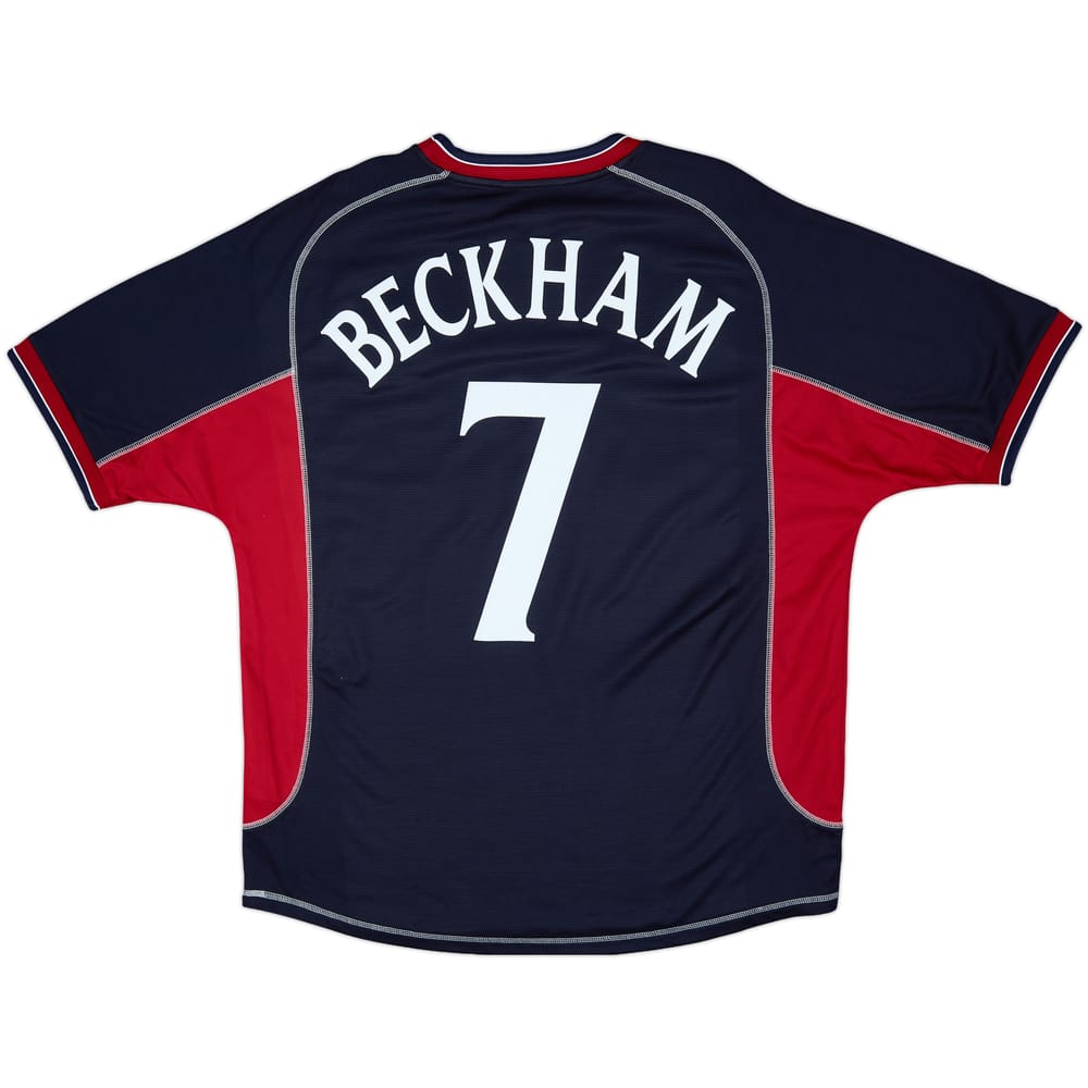 2000-01 Manchester United Third Shirt Beckham #7 - 9/10 - (XL)