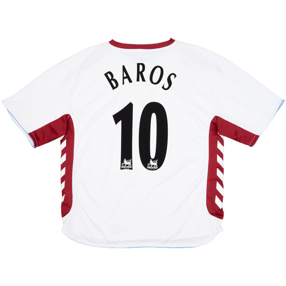 2006-07 Aston Villa Away Shirt Baros #10 - 7/10 - (XL)