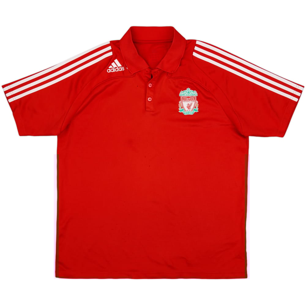 2008-09 Liverpool adidas Polo Shirt - 4/10 - (L)