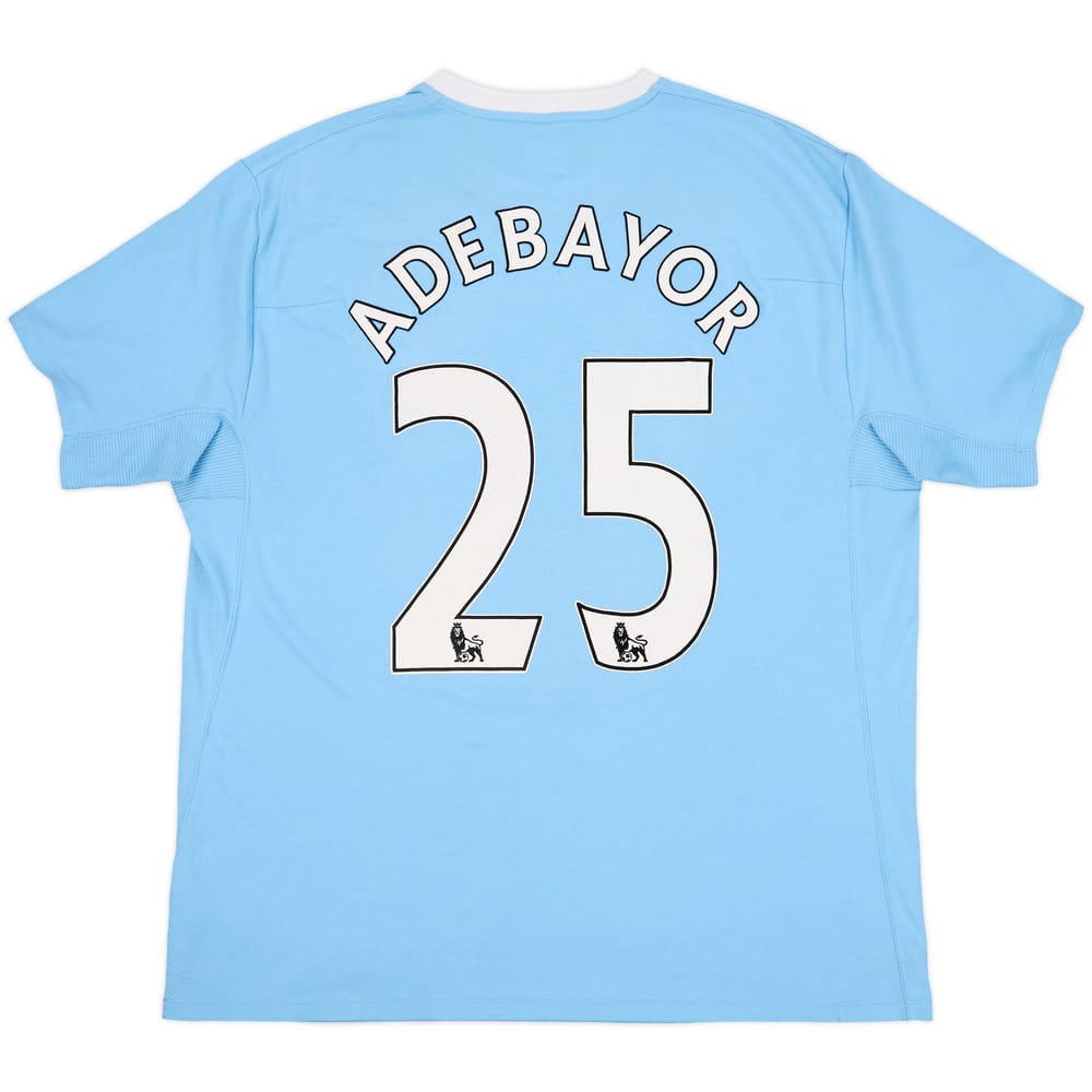 2009-10 Manchester City Home Shirt Adebayor #25 - 5/10 - (XXL)