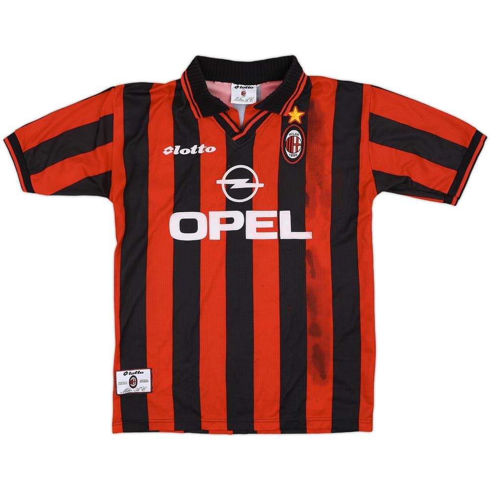 1997-98 AC Milan Home Shirt - 4/10 - (XL)