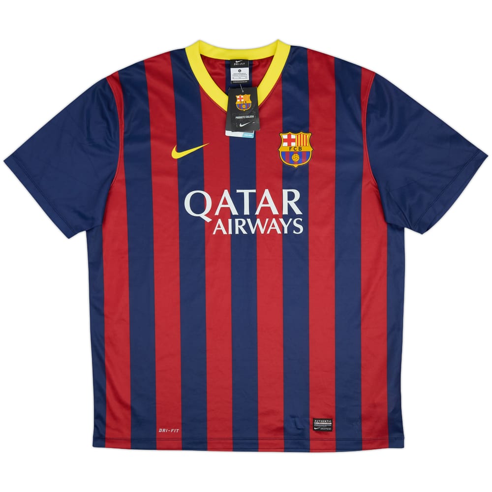 2013-14 Barcelona Basic Home Shirt (XL)
