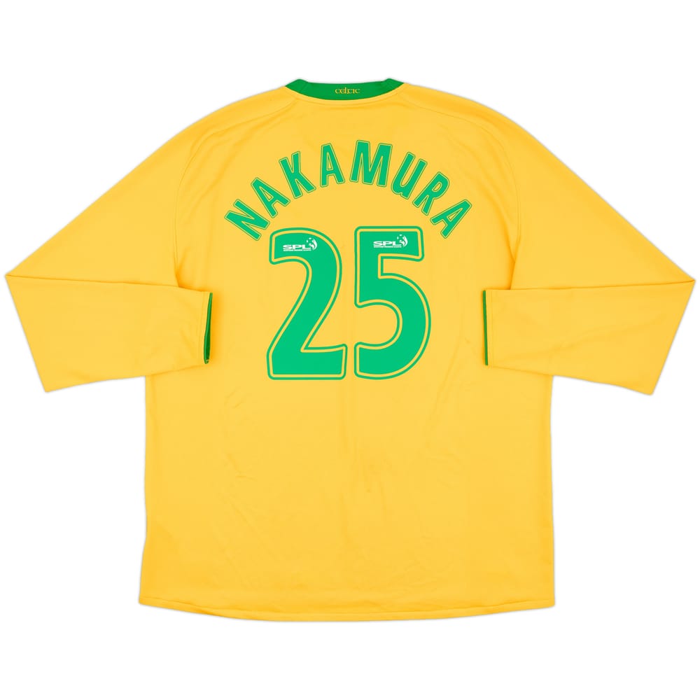 2008-09 Celtic Away L/S Shirt Nakamura #25 - 7/10 - (XXL)