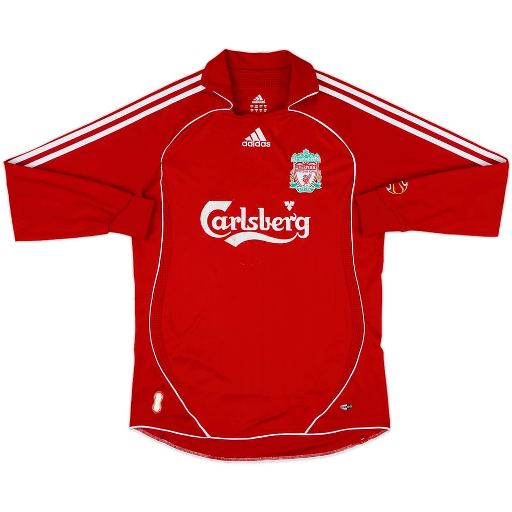 2006-08 Liverpool Home L/S Shirt - 5/10 - (S)