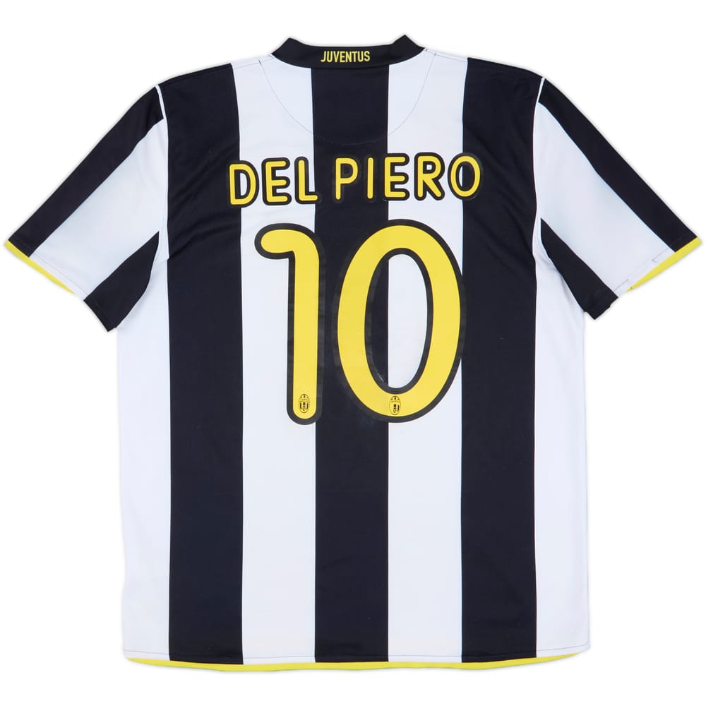 2008-09 Juventus Home Shirt Del Piero #10 - 5/10 - (L)