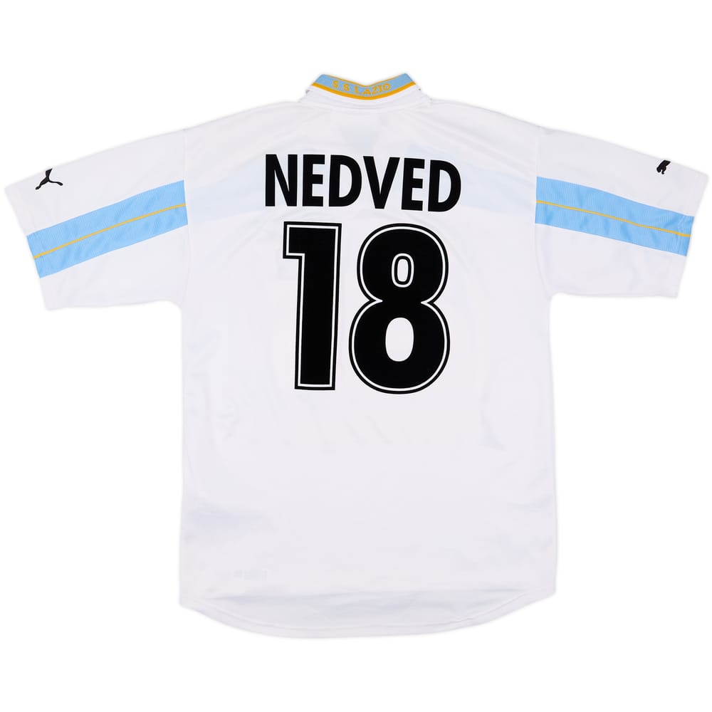 1999-00 Lazio Centenary Home Shirt Nedved #18 - 8/10 - (L)