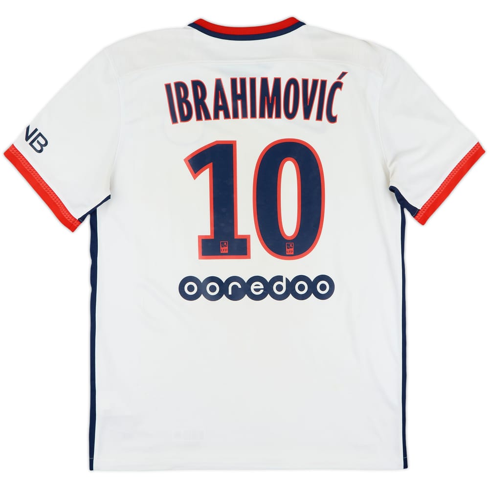 2015-16 Paris Saint-Germain Away Shirt Ibrahimovic #10 - 6/10 - (L)