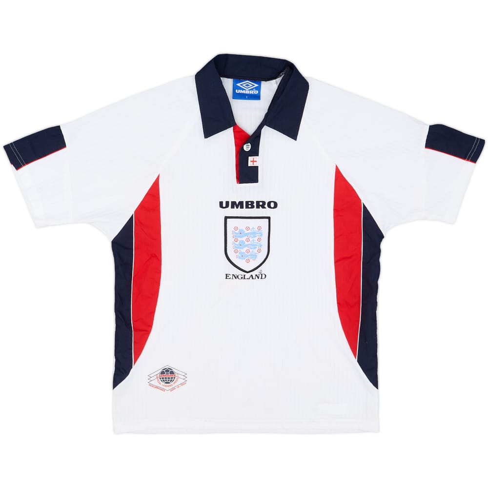 1997-99 England Home Shirt - 7/10 - (Y)