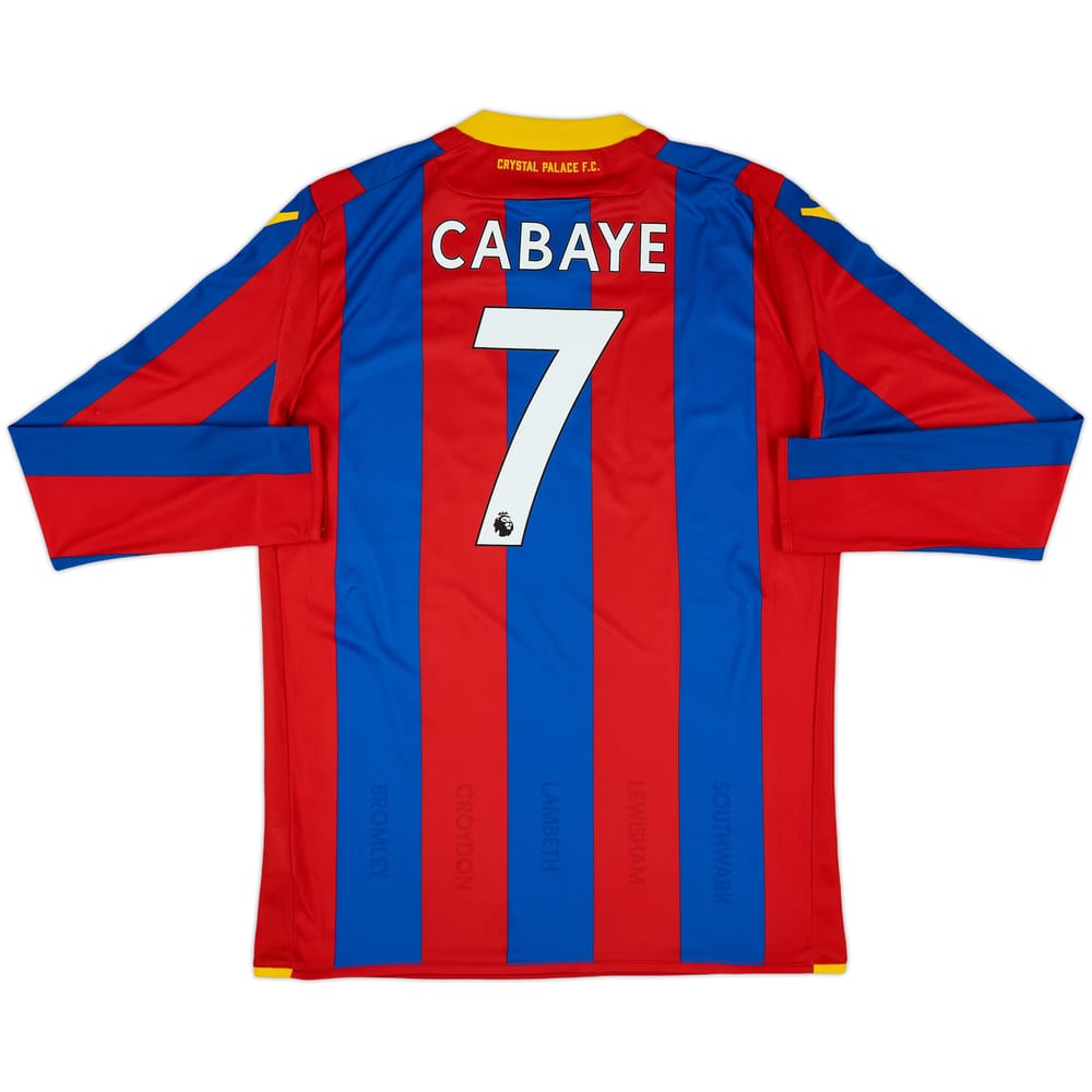 2017-18 Crystal Palace Home L/S Shirt Cabaye #7 - 7/10 - (XXL)