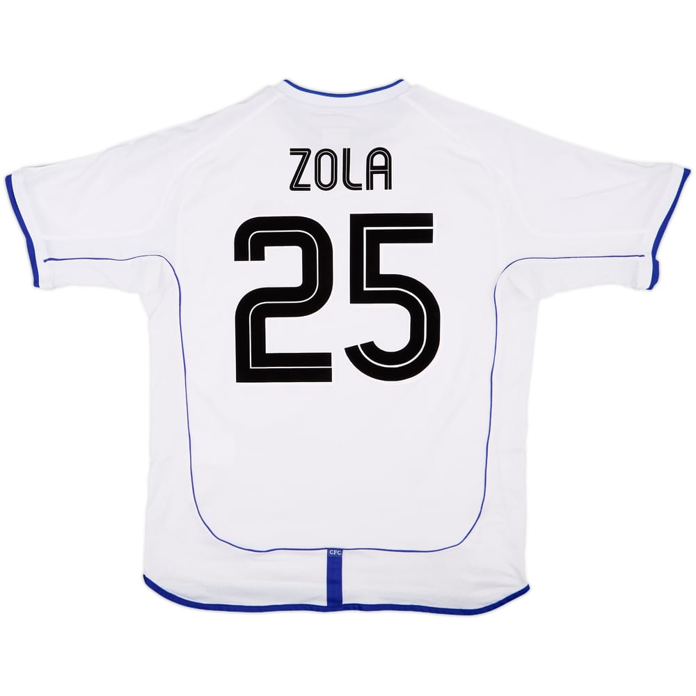 2001-03 Chelsea Away Shirt Zola #25 - 8/10 - (L)