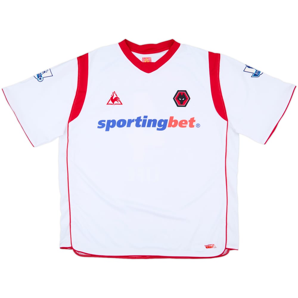 2009-10 Wolves Away Shirt Wolves #4 Life - 7/10 - (XXL)