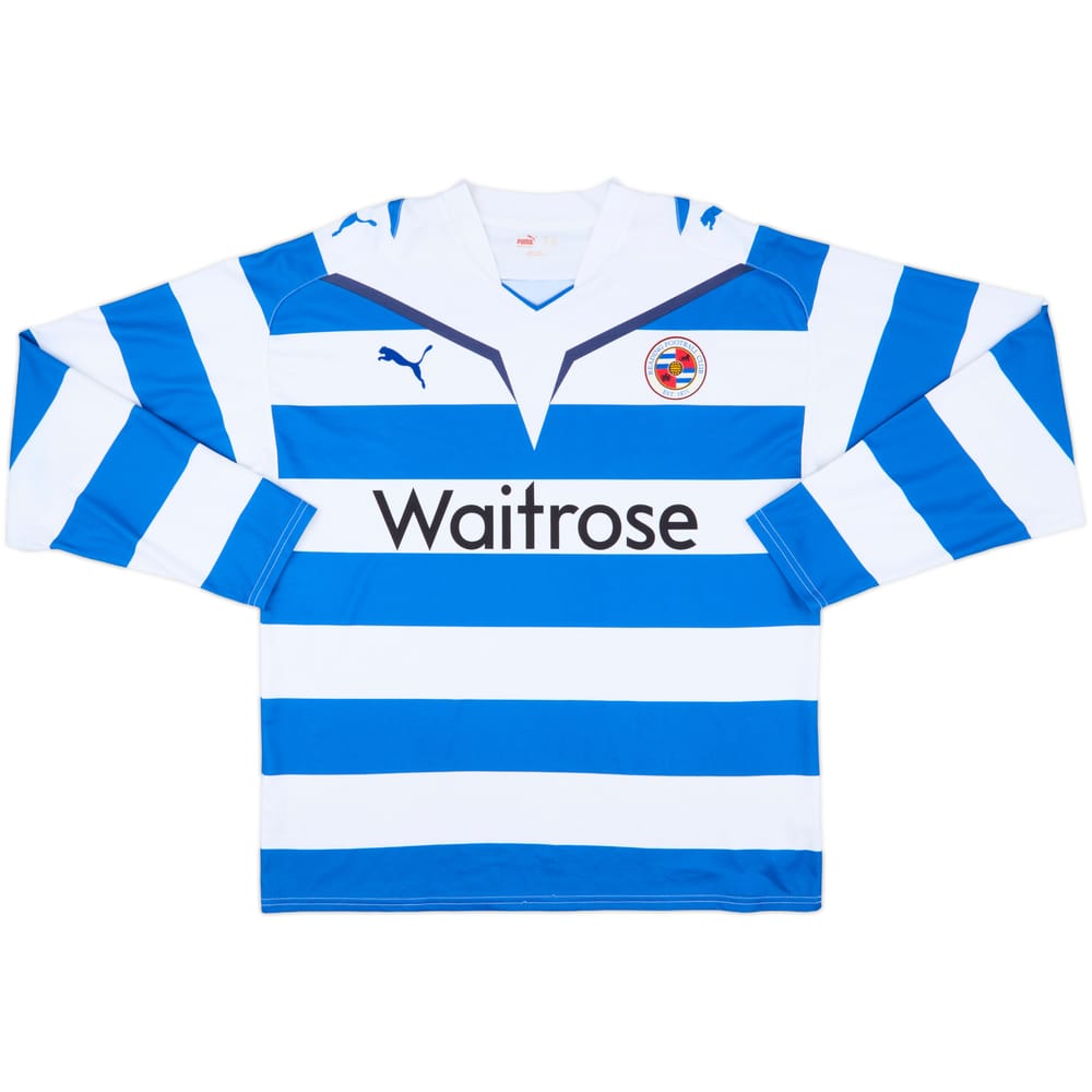 2009-10 Reading Home L/S Shirt - 9/10 - (L)