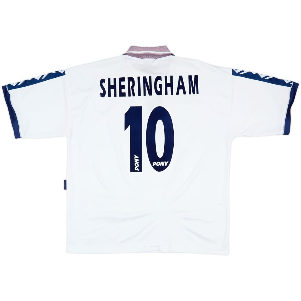 1995-97 Tottenham Home Shirt Sheringham #10 - 6/10 - (XL)
