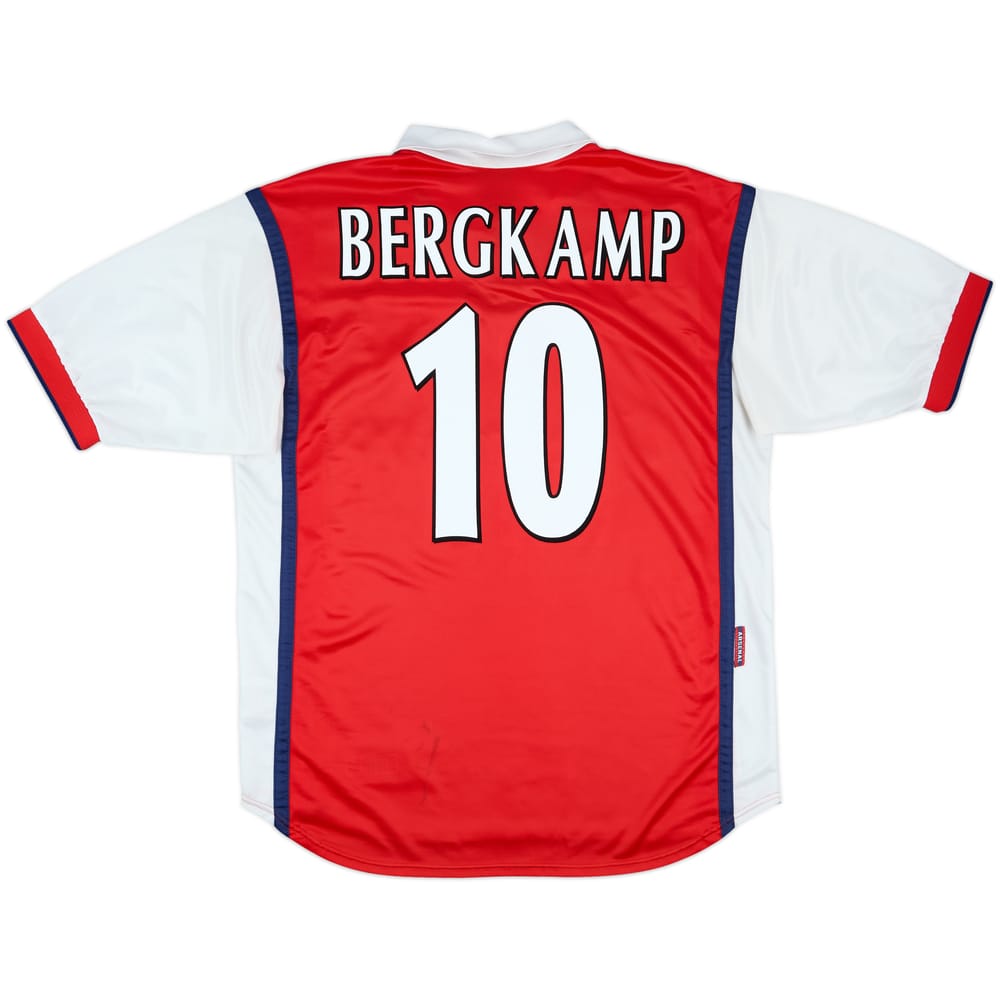 1999-00 Arsenal Home Shirt Bergkamp #10 - 7/10 - (L)