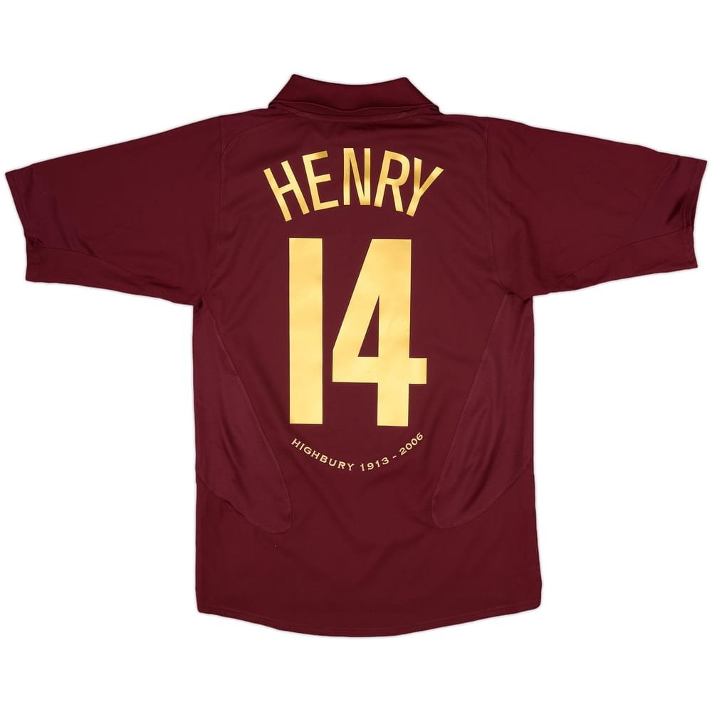 2005-06 Arsenal Home Shirt Henry #14 - 10/10 - (S)