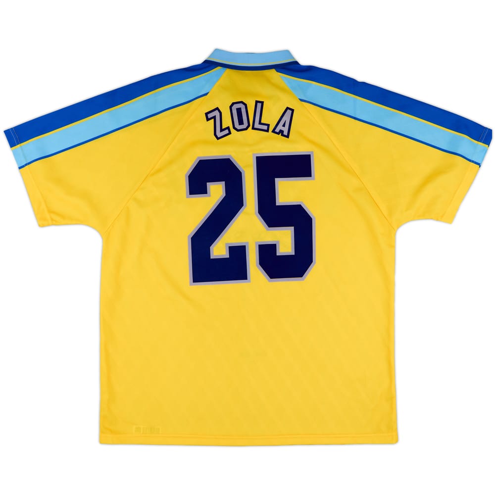 1996-97 Chelsea Away Shirt Zola #25 - 9/10 - (XL)