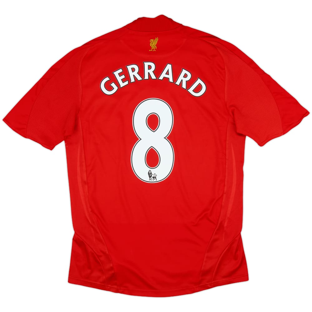 2008-10 Liverpool Home Shirt Gerrard #8 - 5/10 - (S)