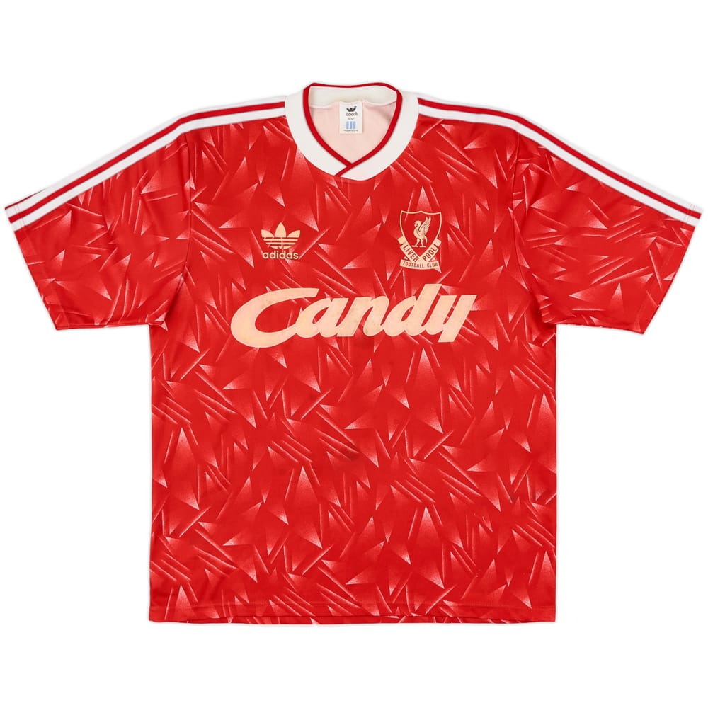 1989-91 Liverpool Home Shirt - 6/10 - (M/L)