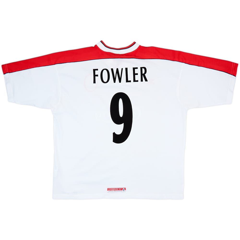 1998-99 Liverpool Away Shirt Fowler #9 - 7/10 - (XL)
