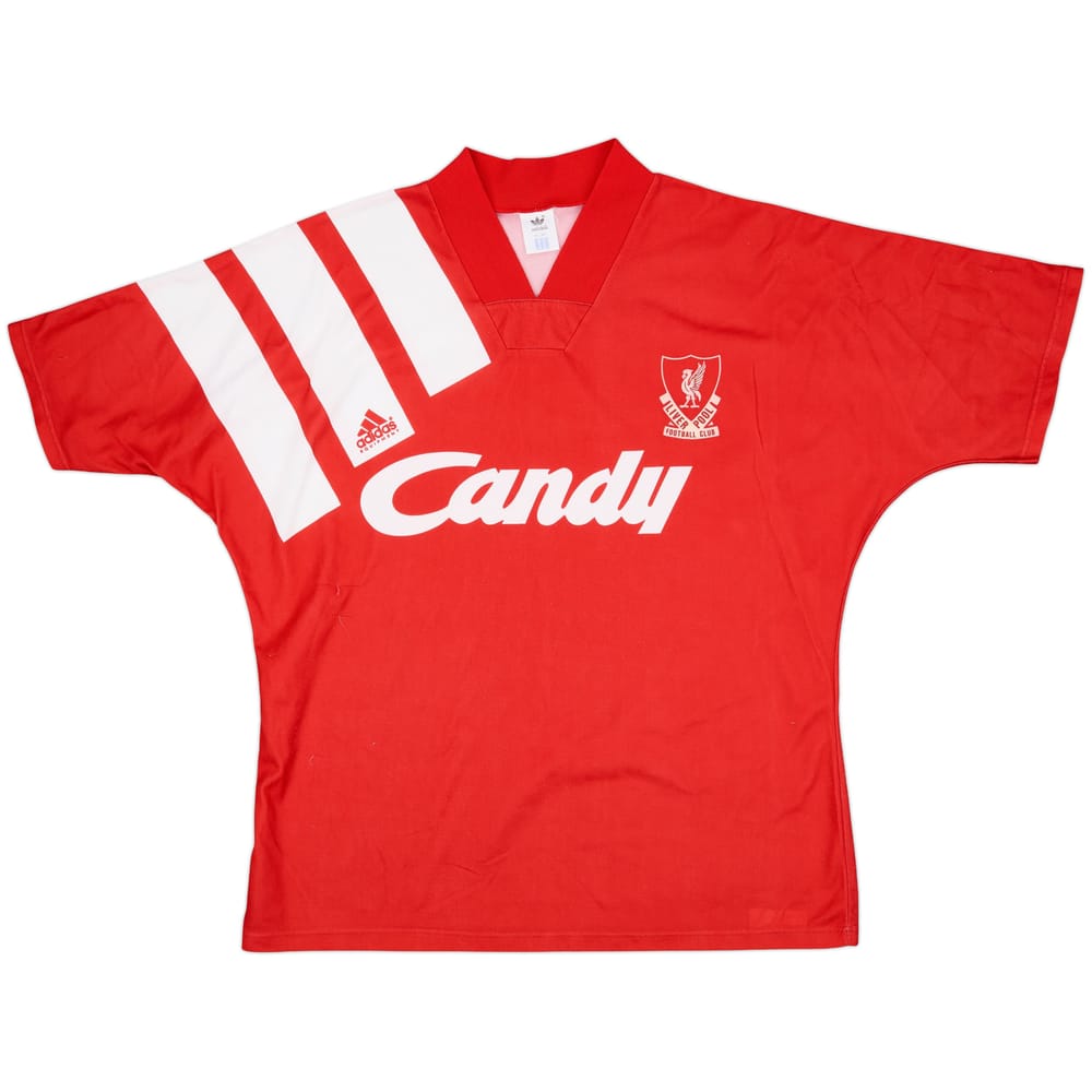 1991-92 Liverpool Home Shirt - 8/10 - (L/XL)