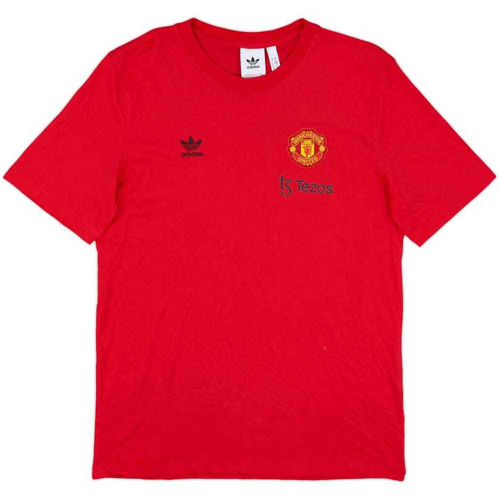 2022-23 Manchester United adidas Cotton Tee - 10/10 - (M)