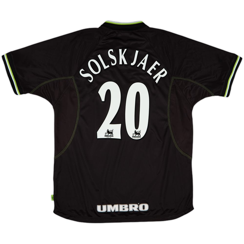 1998-99 Manchester United Third Shirt Solskjaer #20 - 10/10 - (XL)