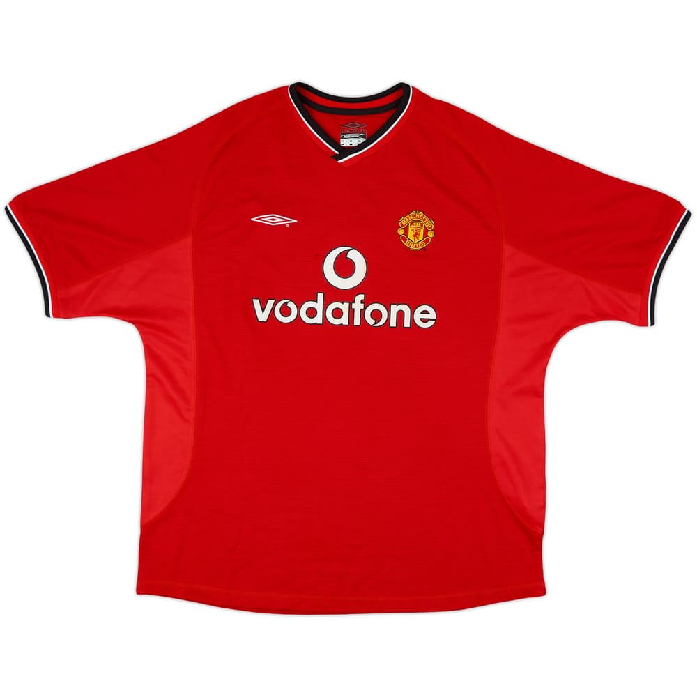 2000-02 Manchester United Home Shirt - 5/10 - (XXL)