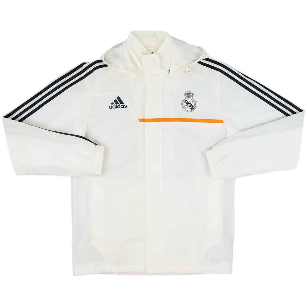 2013-14 Real Madrid adidas Hooded Track Jacket - 10/10 - (M)