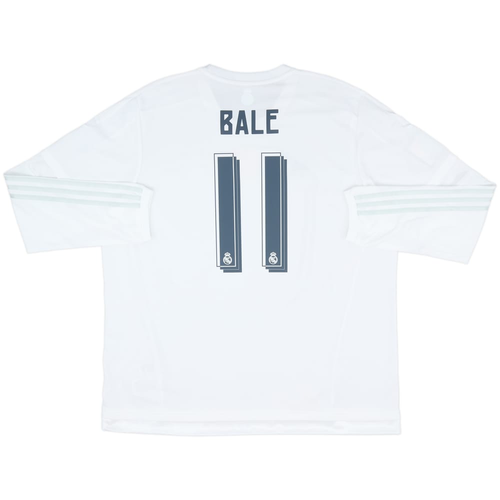 2015-16 Real Madrid Home L/S Shirt Bale #11 - 10/10 - (XXL)