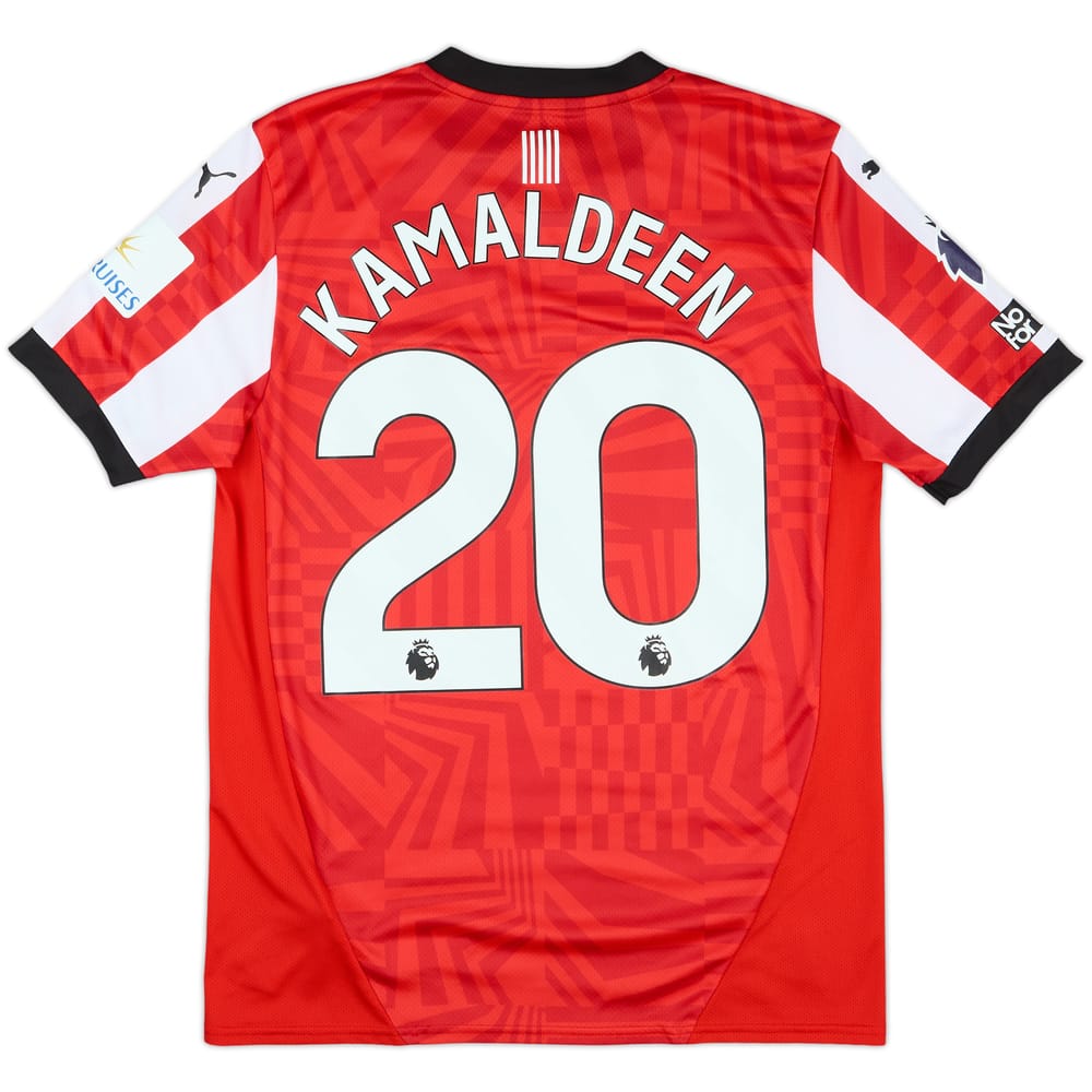 2024-25 Southampton Match Worn Home Shirt Kamaldeen #20