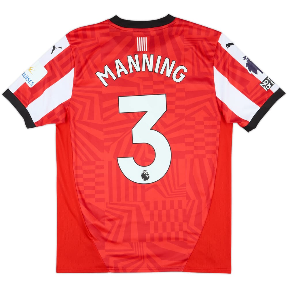 2024-25 Southampton Match Issue Home Shirt Manning #3