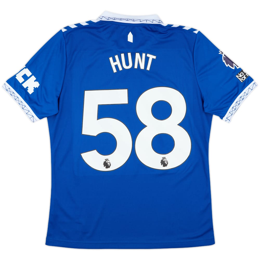 2023-24 Everton Match Issue Home Shirt Hunt #58