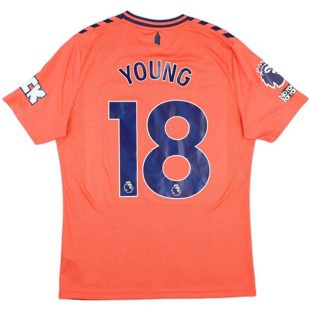 2023-24 Everton Match Issue Away Shirt Young #18
