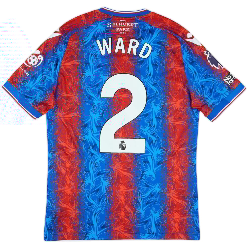 2024-25 Crystal Palace Match Issue Home Shirt Ward #2