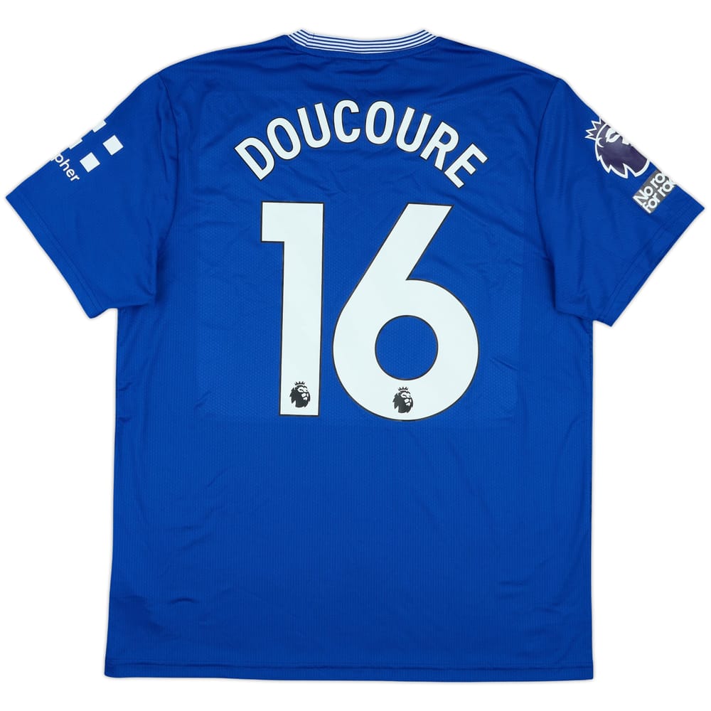 2024-25 Everton Match Issue Home Shirt Doucoure #16