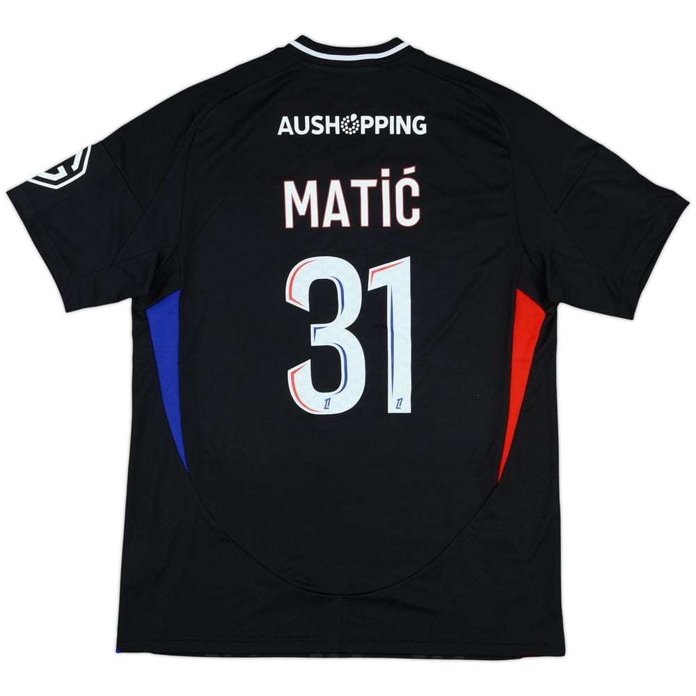2024-25 Lyon Match Issue Away Shirt Matic #31
