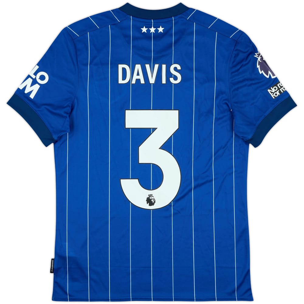 2024-25 Ipswich Match Issue Home Shirt Davis #3