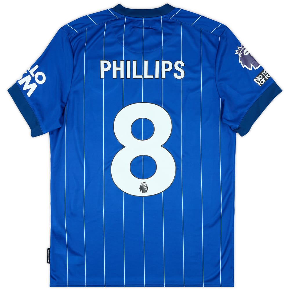2024-25 Ipswich Match Issue Home Shirt Phillips #8