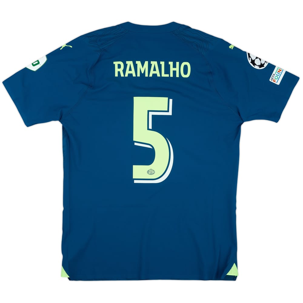 2023-24 PSV Match Issue Champions League Third Shirt Ramalho #5