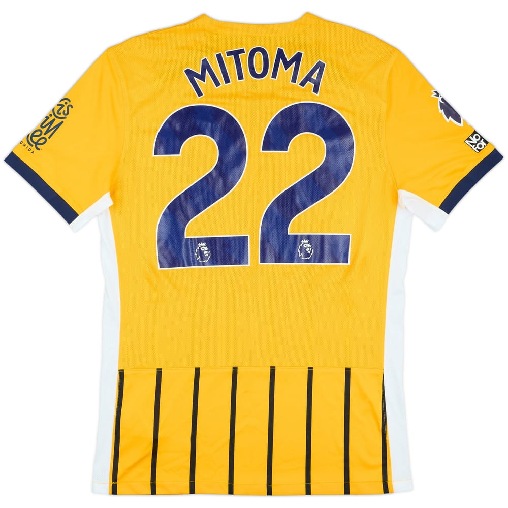 2024-25 Brighton Match Issue Away Shirt Mitoma #22
