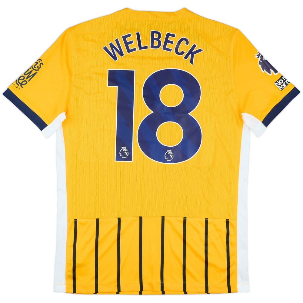 2024-25 Brighton Match Issue Away Shirt Welbeck #18