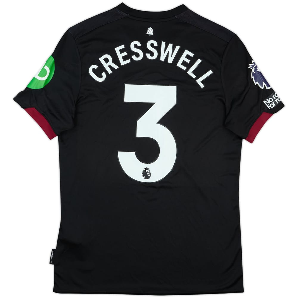 2024-25 West Ham Match Issue Away Shirt Cresswell #3