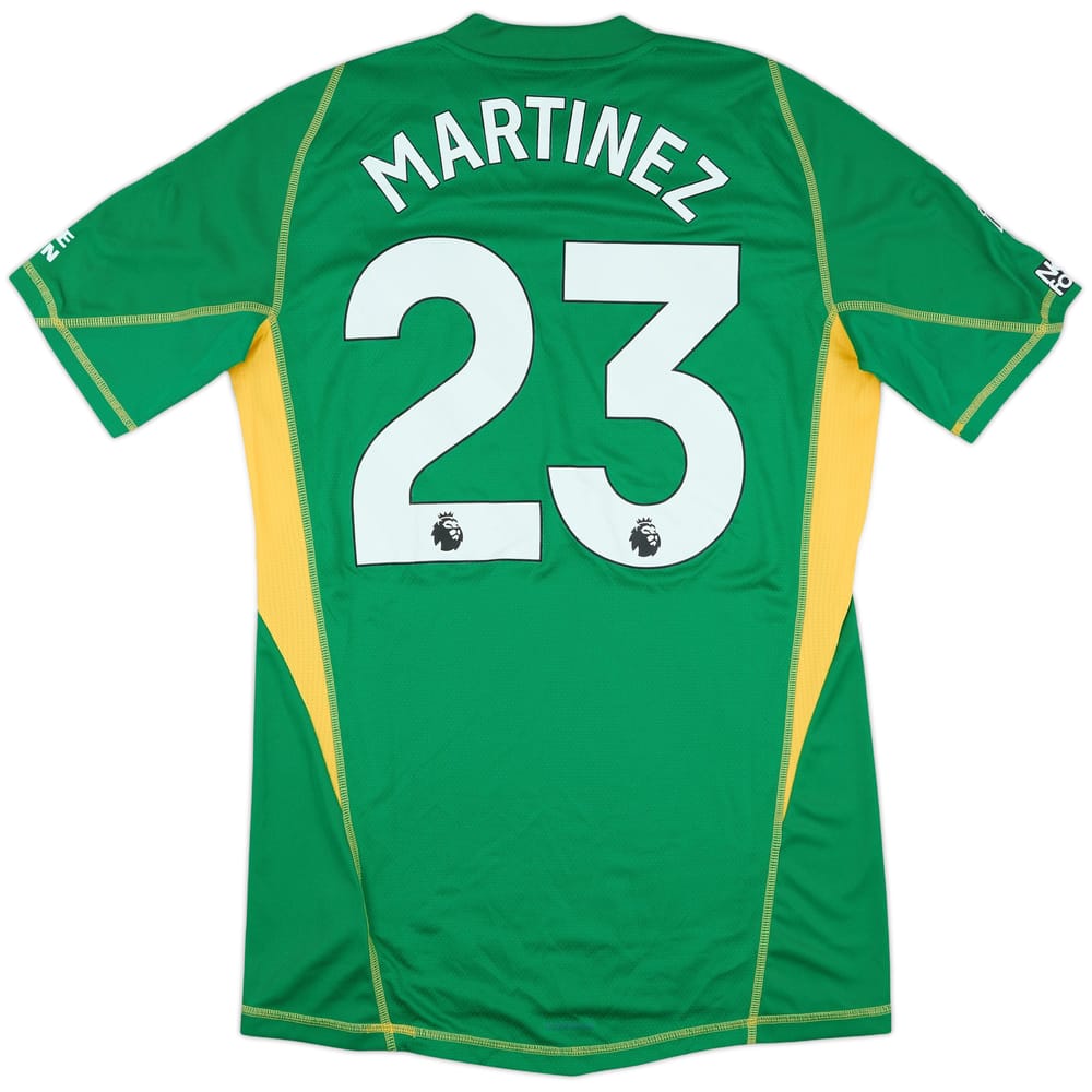 2024-25 Aston Villa Match Issue GK Shirt Martinez #23