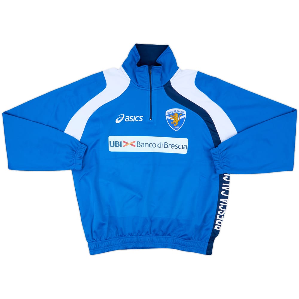 2007-08 Brescia Asics 1/4 Zip Training Top - 9/10 - (M)