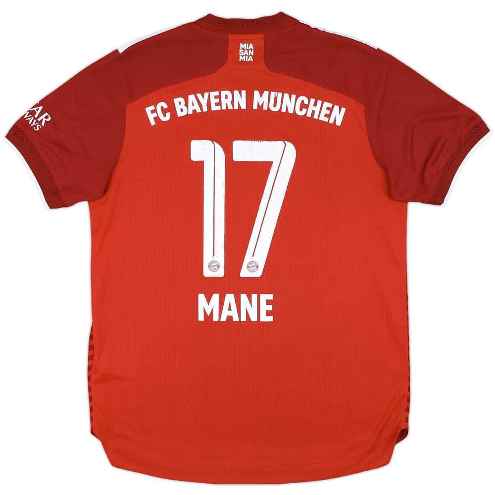 2021-22 Bayern Munich Authentic Home Shirt Mane #17 - 6/10 - (L)